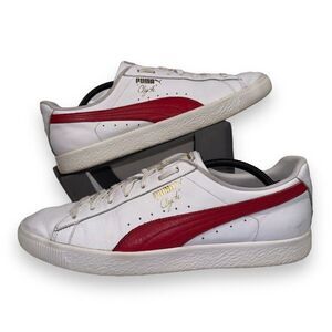Puma Clyde Core Leather Foil 'White Cherry' 364669 03 Men's 13